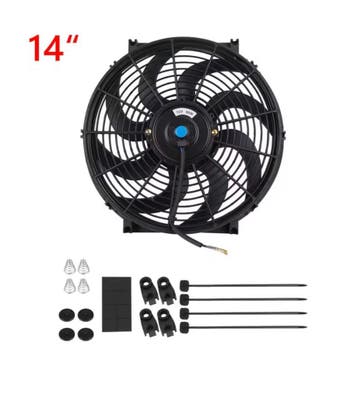 14 inch Universal 12V 80W Electronic Radiator Cooling Fan, Auto-onderdelen, Ophalen of Verzenden, Nieuw