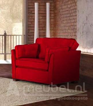 Fauteuil Dordrecht - fauteuils - Rood, Nieuw, Rood, Stof