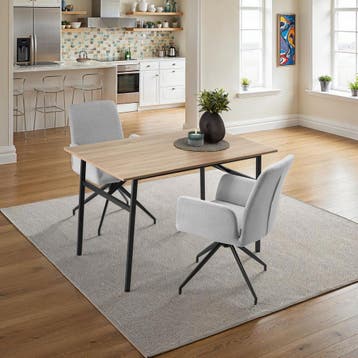 Eetkamertafel Swansea 120x75x76cm, Huis en Inrichting, Tafels | Eettafels, Verzenden, Nieuw
