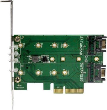 PCI Card SSD M.2 Startech PEXM2SAT32N1 PCIe 3.0, Verzenden, Nieuw