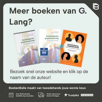 Psychologische gespreksvoering / SW-reeks - G. Lang, Verzenden, Gelezen, G. Lang