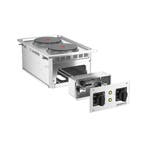 GGM Gastro | Elektrisch fornuis - 400x765mm - 5,20 kW - 2 |, Verzenden, Nieuw in verpakking