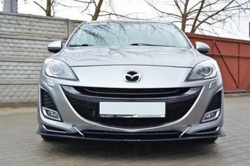 Maxton Voorspoiler / Splitter MAZDA 3 MK2 SPORT (VOORWOORD), Verzenden