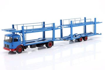 IXO 1:43 - Model vrachtwagen - MAN Car Transporter + Trailer, Nieuw