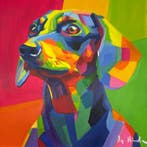DR HIDE - (100% handpainted !) Dashshund Love