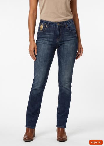 Miss O&y Jeans Dames maat W42 Blauw Vintage, Ophalen of Verzenden, Nieuw