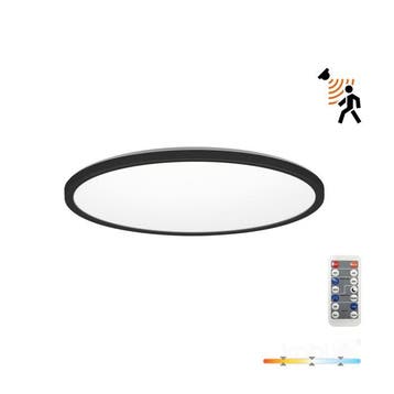 LED Plafondlamp NIVERA CIRCLE 24W Zwart - IP54 - 3CCT 300..., Ophalen of Verzenden, Nieuw
