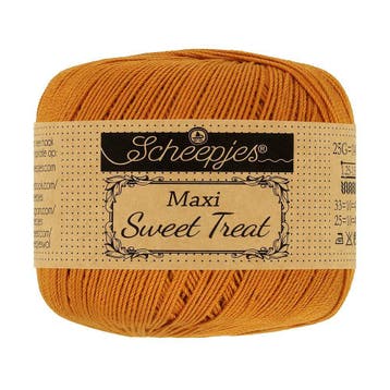 Scheepjes Maxi Sweet Treat - 383 ginger gold - Gemercerise, Ophalen of Verzenden, Nieuw
