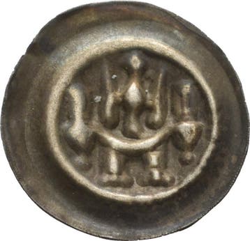 Brakteat Arnstein, Grafschaft Albrecht I 1199-1241 oder W..., Verzenden