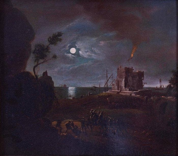 Giovanni Grevenbroeck detto il solfarolo (1650-1699),, Antiek en Kunst, Kunst | Schilderijen | Klassiek