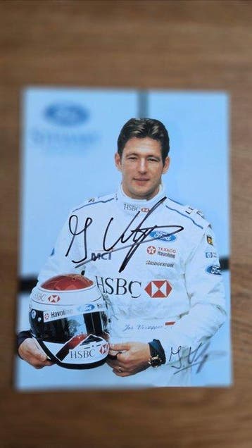 Originele gesigneerde fankaart van Jos Verstappen - Foto, Nieuw