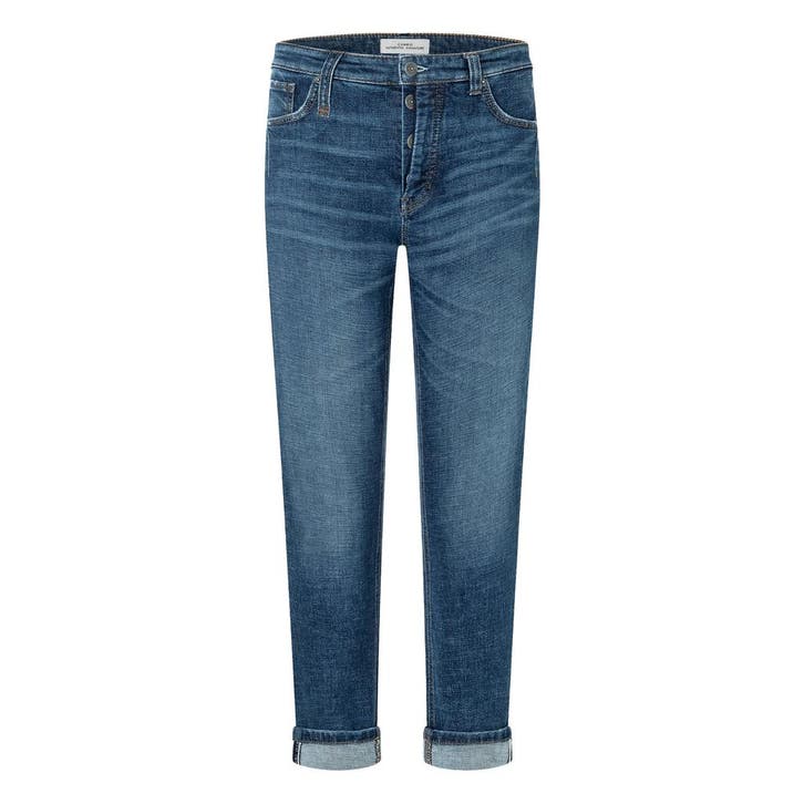 Cambio • blauwe Kerry button jeans • 36, Kleding | Dames, Spijkerbroeken en Jeans, Blauw, Nieuw, Verzenden