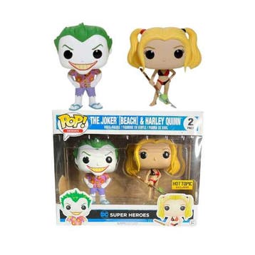Funko Pop  The Joker [Beach] &amp; Harley Quinn  Hot Topic, Verzenden, Nieuw
