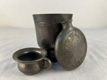 Gourde, Bourdaloue et Goblet - Kan (3) - D.FES, Rama Peltro