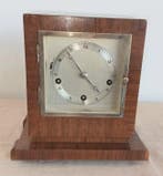 Klok - Art Deco Hout, Messing - 1920-1930