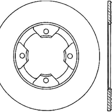 StopTech Power Slot 84-85 Nissan 300ZX Slotted & Drilled, Ophalen of Verzenden, Nieuw