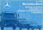 1982 Mercedes-Benz verkoop- en serviceboekje NEderlands, Verzenden