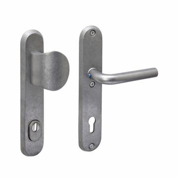 Intersteel SKG3 veiligheidsbeslag voordeur ovaal 250x50mm, Doe-het-zelf en Verbouw, Hang- en Sluitwerk, Verzenden, Nieuw