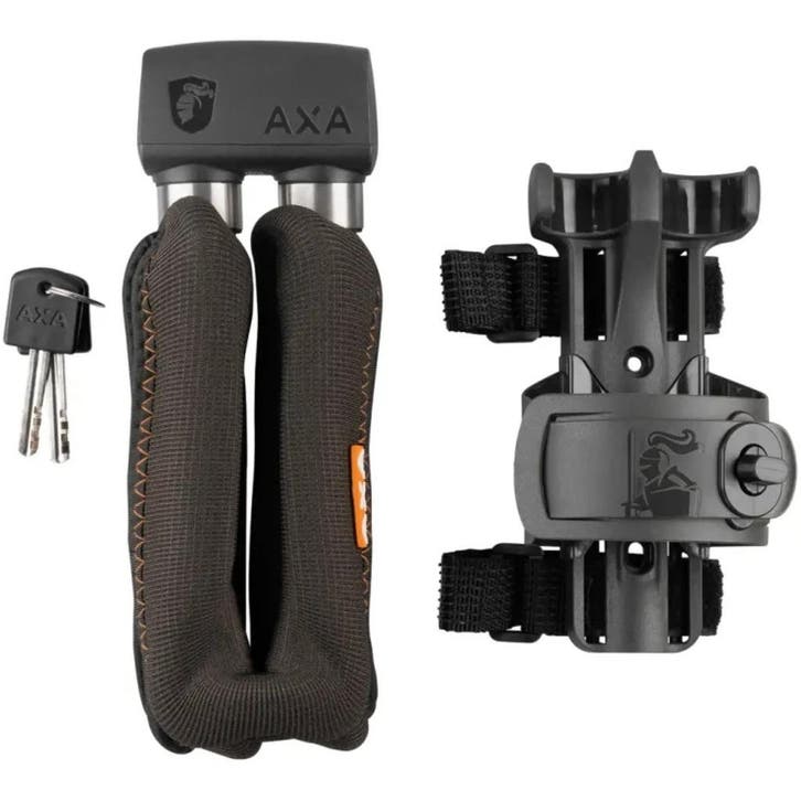 AXA Vouwslot - Veiligheid ART 2 - 105 cm - Zwart - Neopre..., Fietsen en Brommers, Fietsaccessoires | Overige Fietsaccessoires