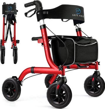 2dekans | Safe Life® Rollator lichtgewicht en opvouwbaar -, Ophalen of Verzenden, Zo goed als nieuw