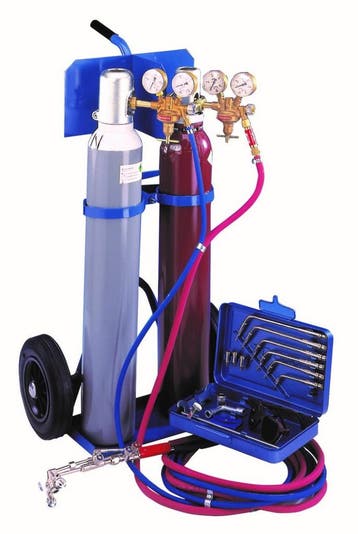 Verrijdbare autogeenset / lasset / gasbrander compleet 10Ltr, Verzenden, Nieuw