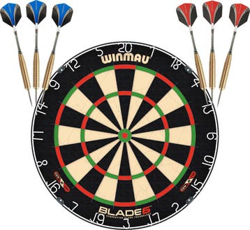 Winmau Blade 6 incl. 2 sets dartpijlen (Dart Bord), Ophalen of Verzenden, Nieuw, Dartbord