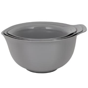 KitchenAid Beslagkom Grijs Set/3, Verzenden, Nieuw