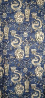 Geen reserve! Exclusieve stof met draken en bonsai-