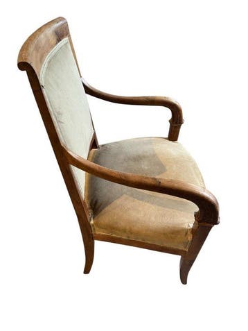 Stoel - Hout - Empire-fauteuil van kersenhout