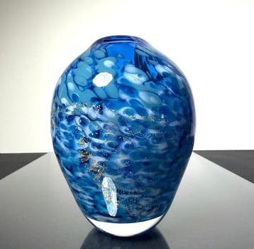 Maxence Parot - Vaas - Vaas met unieke opaalkleurige en, Antiek en Kunst