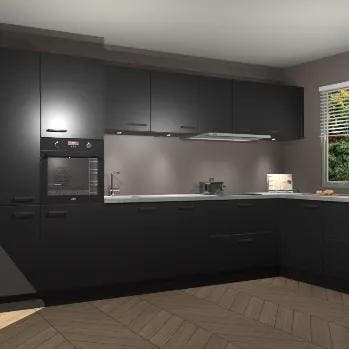 Zwarte keuken Petten 95483, Verzenden, Nieuw