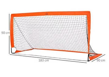 Set van 2 Voetbaldoelen 183 cm – Pop-up Goals met Net, Verzenden, Nieuw