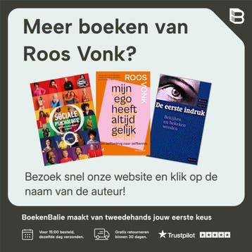 Sociale psychologie - Roos Vonk 9789001803186, Boeken, Verzenden, Zo goed als nieuw, Roos Vonk