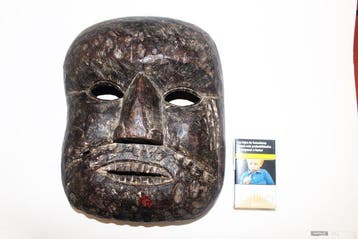 Groot houten sjamanistisch masker - Himalaya - Nepal, Antiek en Kunst, Kunst | Niet-Westerse kunst