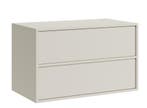 Wastafel Onderkast Mali 80 cm Beige Wastafelmeubel, Verzenden, Nieuw