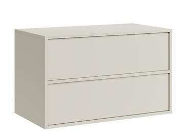 Wastafel Onderkast Mali 80 cm Beige Wastafelmeubel, Huis en Inrichting, Badkamer | Badkamermeubels, Verzenden, Nieuw