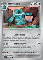 Bronzong 145/197 reverse holo Obsidian flames, Ophalen of Verzenden, Nieuw, Losse kaart, Foil