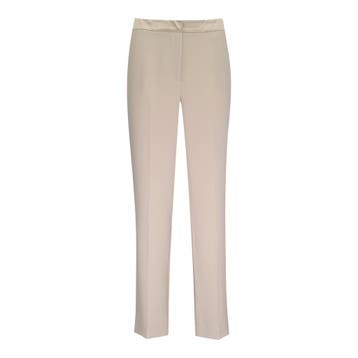 Due Amanti • beige pantalon Yaelle • 4 (42), Verzenden, Beige, Maat 42/44 (L), Nieuw