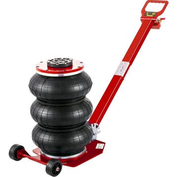 Garagekrik 3 Ton Rood | 35% Korting | Actie, Ophalen of Verzenden, Zo goed als nieuw, Pneumatisch, Luchtkussenkrik