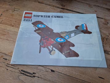 LEGO Sopwith Camel 3451, Verzenden, Lego, Zo goed als nieuw, Creator