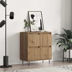 vidaXL Dressoir Artisan Eiken 60 x 35 x 70 cm, Verzenden, Nieuw, Overige houtsoorten, Minder dan 50 cm