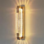 Gouden LED Wandlamp met Kristal 38 cm, Verzenden, Nieuw