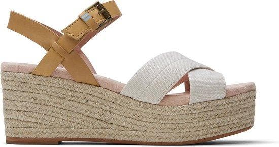 Toms Willow - Maat 42 - Dames Wedge - Natural, Kleding | Dames, Schoenen, Verzenden