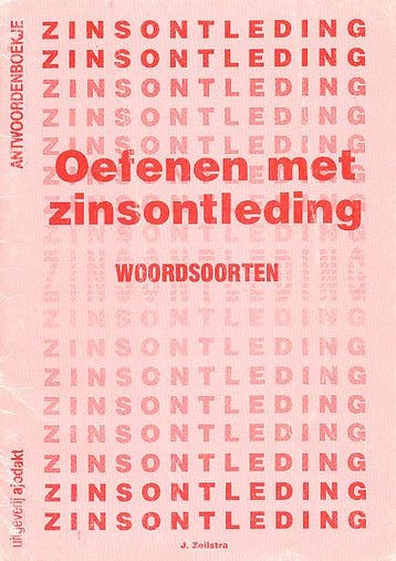 Ajodakt Antwoorden Oefenen met Zinsontleding woordsoorten, Verzenden, Nieuw