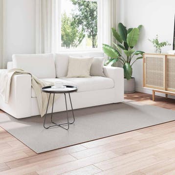 vidaXL Binnen kleed LUGO Crèmekleurig 170 x 120 cm Polyester, Verzenden, Nieuw, Crème