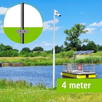 Vaste cameramast 4 meter verjongd met, Ophalen of Verzenden, Nieuw