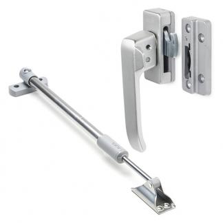 2x Raamsluiting met blinde bevestiging + Telescopische, Verzenden, Nieuw