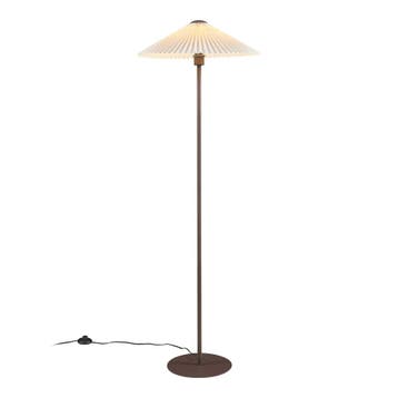 Staande lamp Appledore vloerlamp 147 cm bruin en wit E27 lux, Verzenden, Nieuw