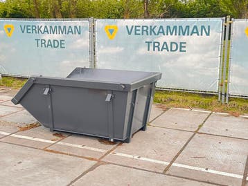 Portaal container 3 m3 kuub Nieuw VDL ketting opname