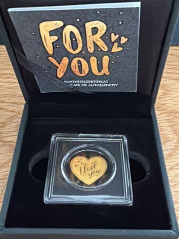 Wereld. I Love You , 1/1000 Oz (.999) mit CoA und BOX